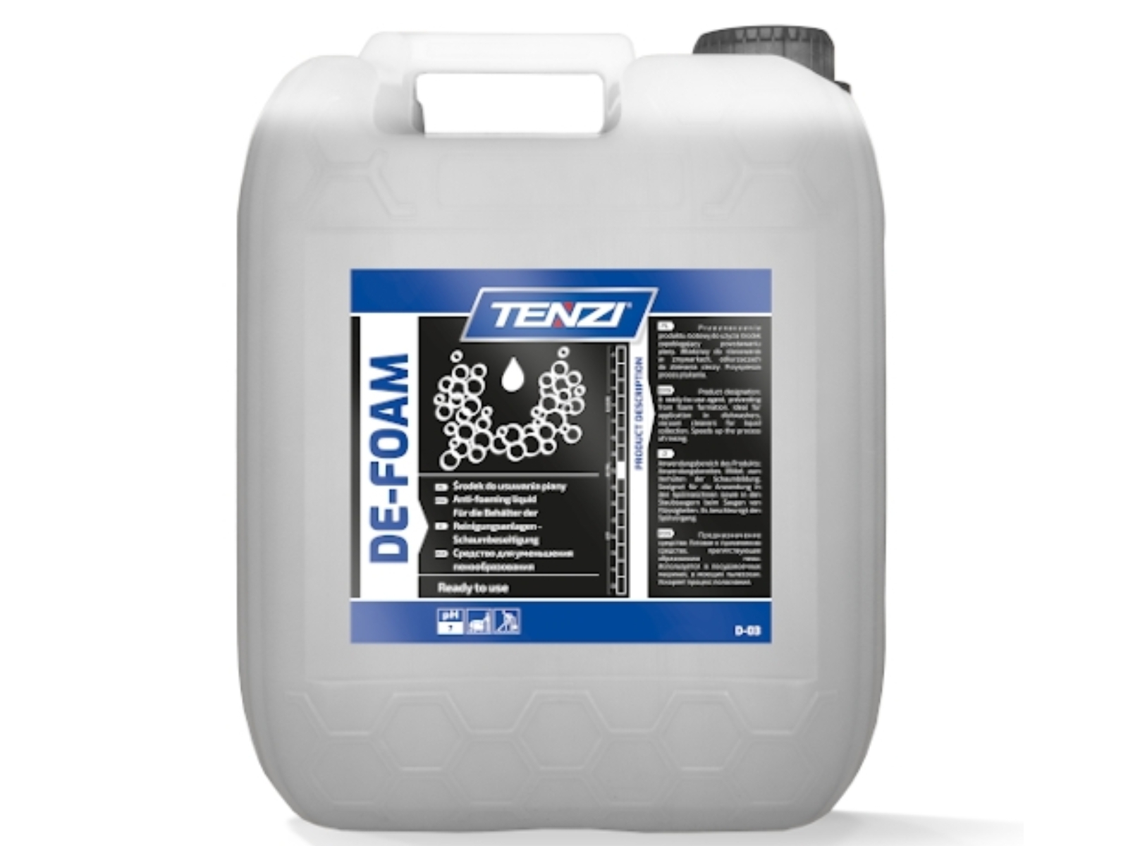 DE-FOAM D03 Tenzi Odpieniacz - usuwanie piany 10l
